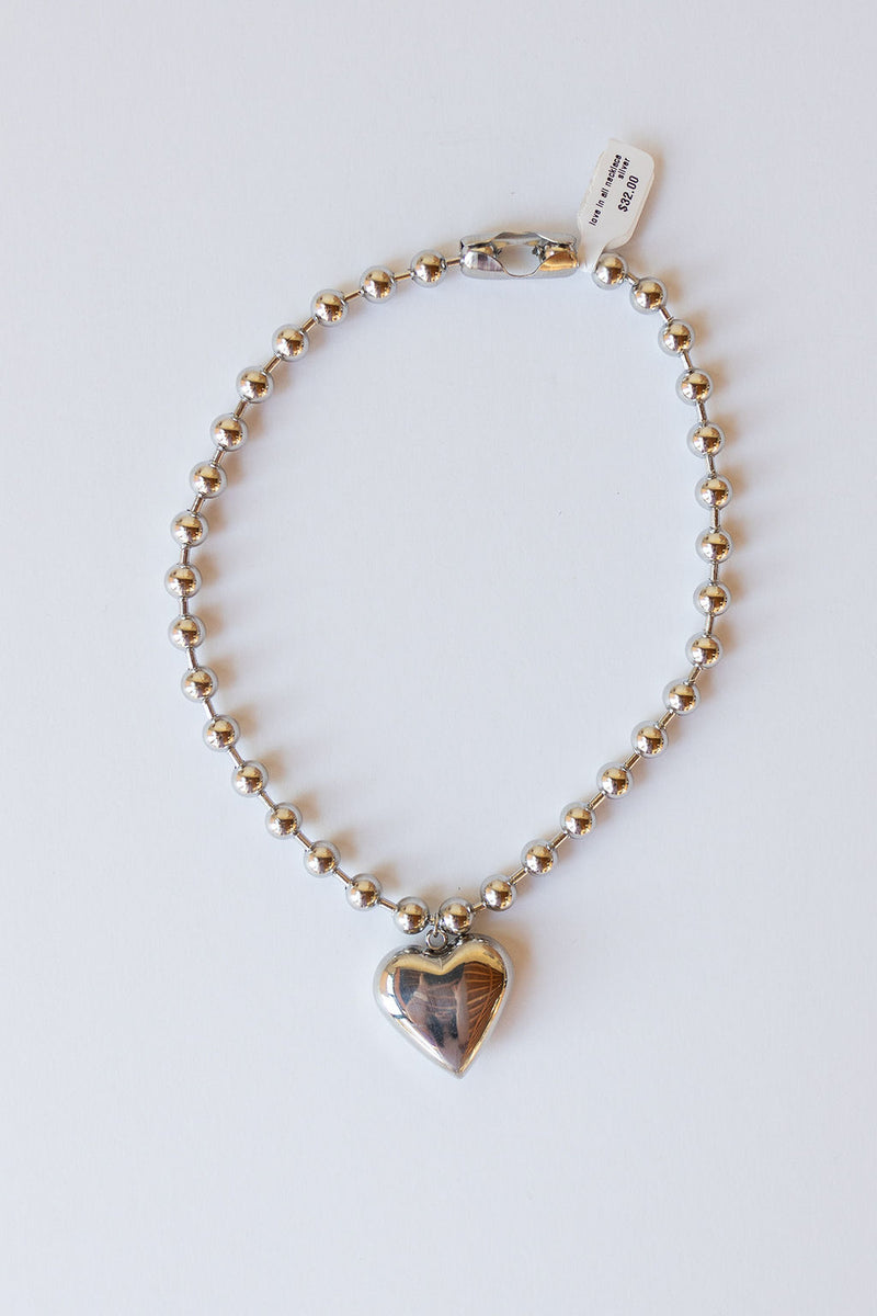 mode, love in all necklace