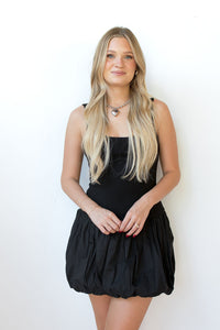 mode, harlie bubble mini dress