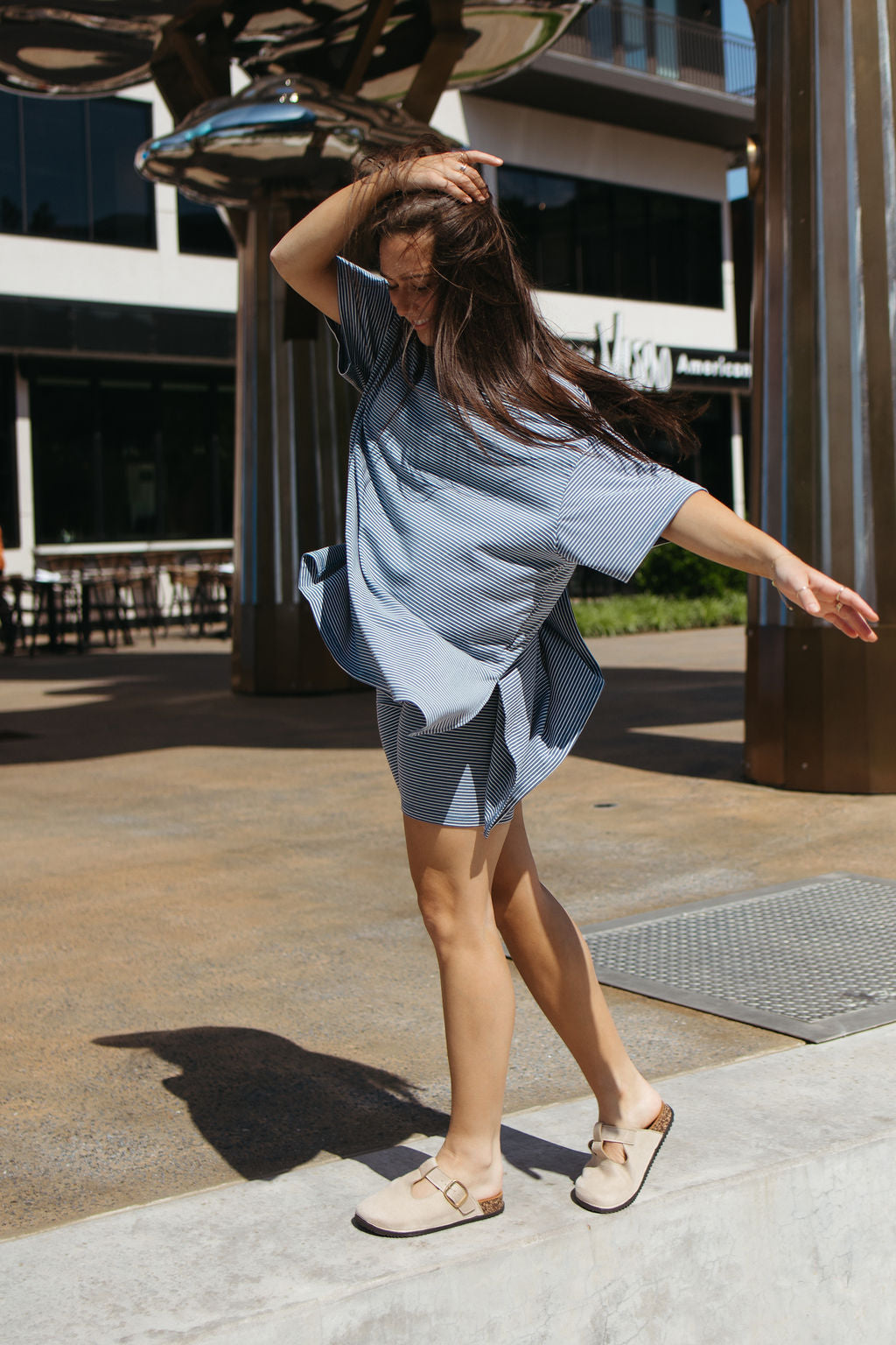simple stripe walk in love set