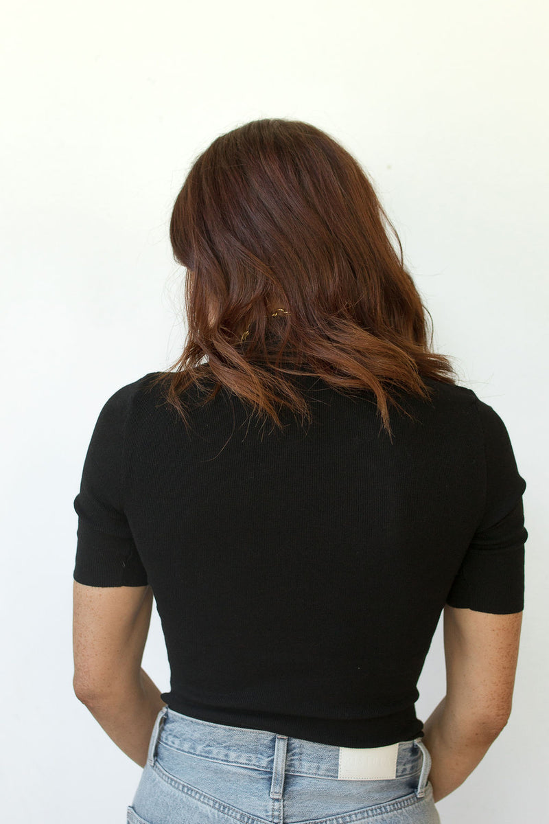 mode, krista knit top