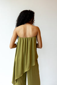 anna strapless diagonal top