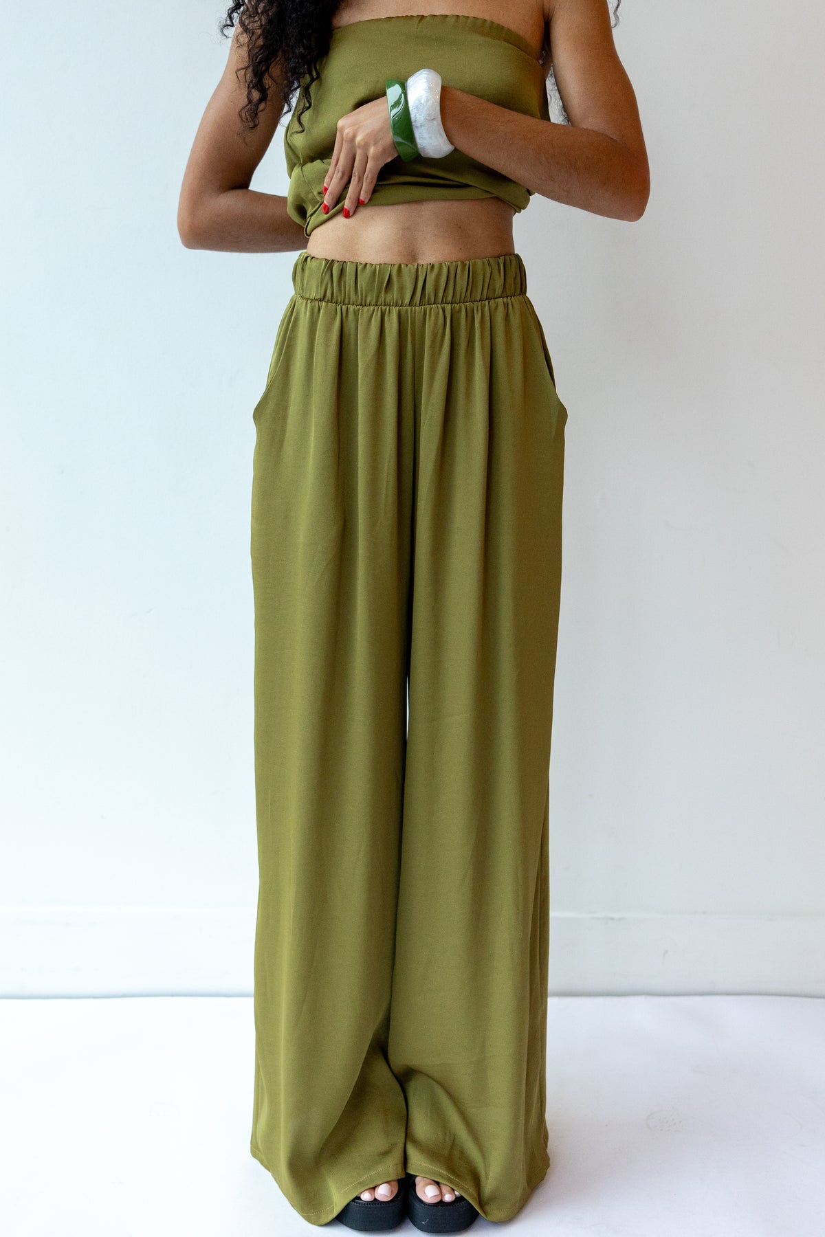 anna silk pants