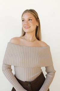 kam off the shoulder sweater