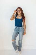 vale square neck top