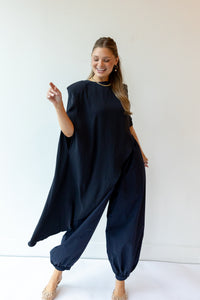 arielle oversized asymmetrical poncho