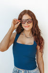 vale square neck top