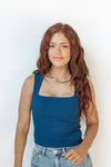 vale square neck top