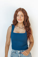 vale square neck top