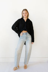 boyfriend oversized button up