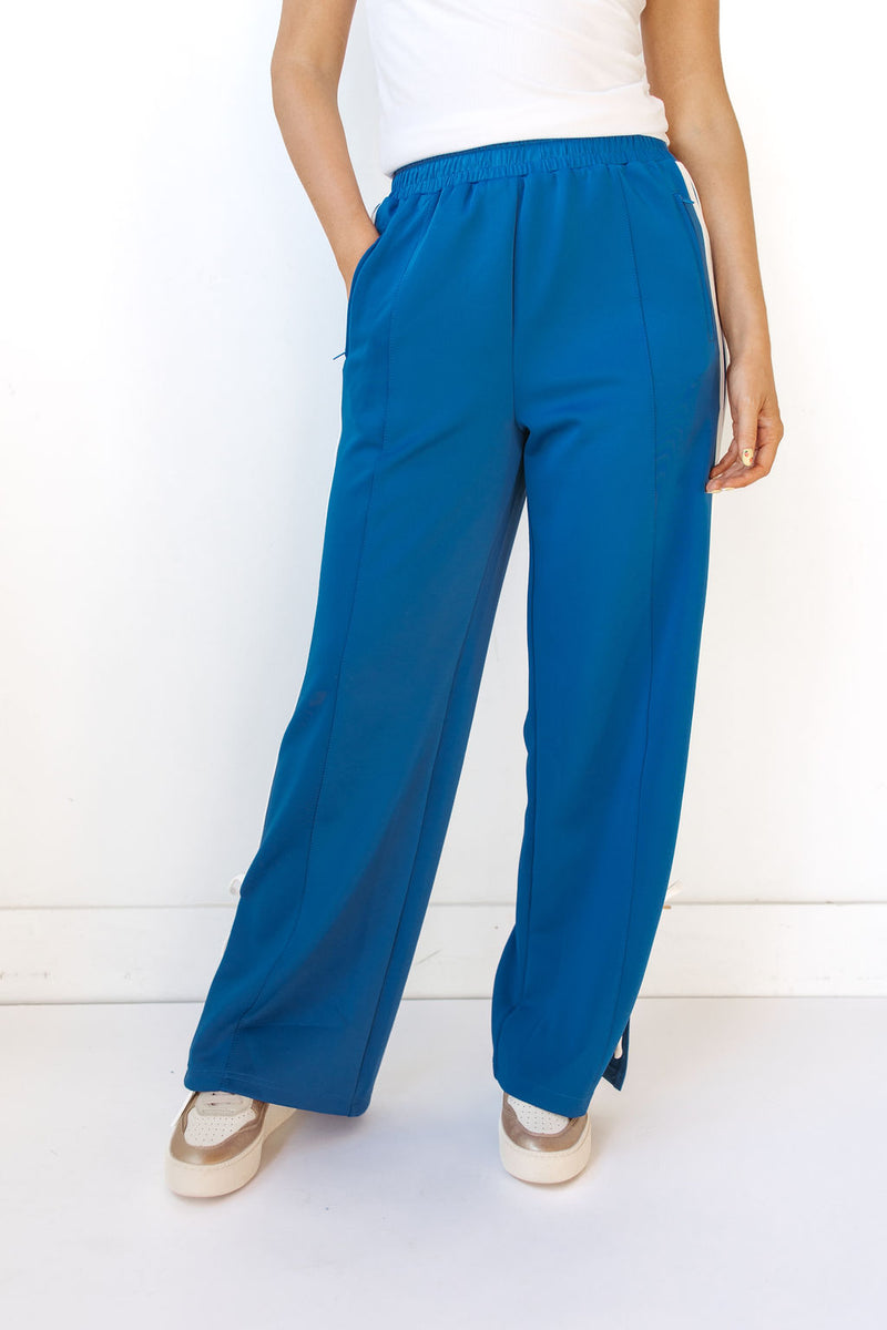 bow detailed track pants