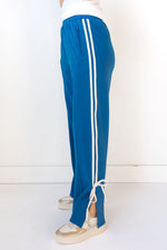 bow detailed track pants
