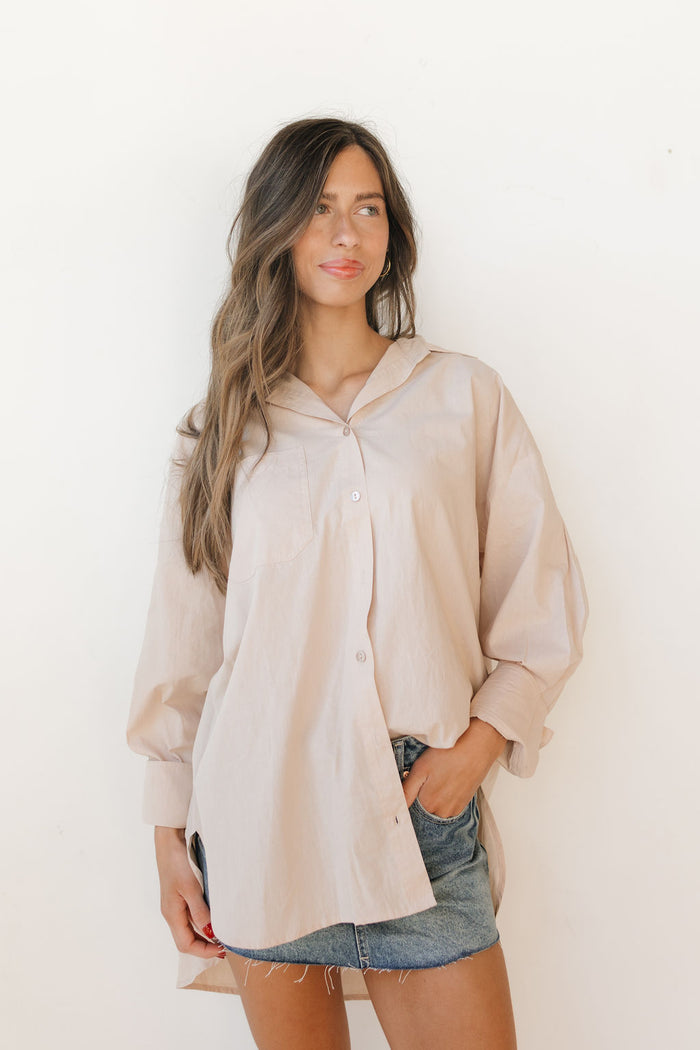boyfriend oversized button up