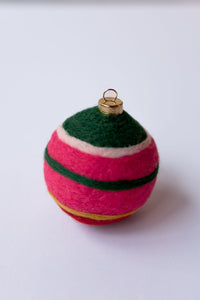 mode, holiday felt ornament