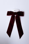 mode, velvet bow clip