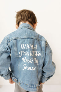 what a friend kids denim jacket