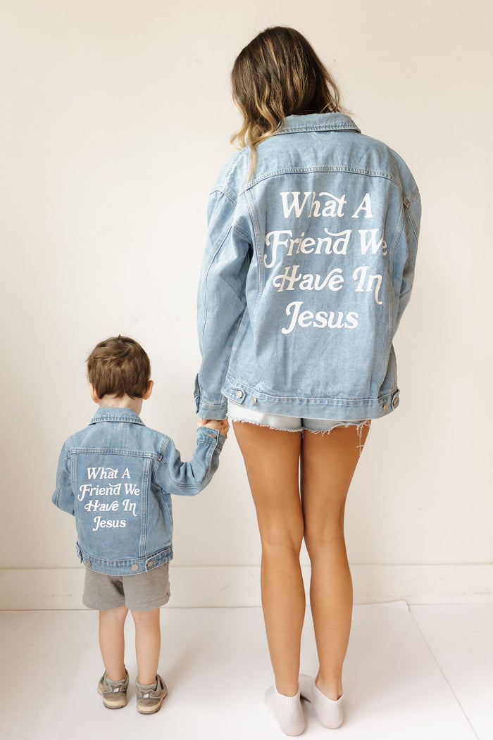 what a friend denim jacket