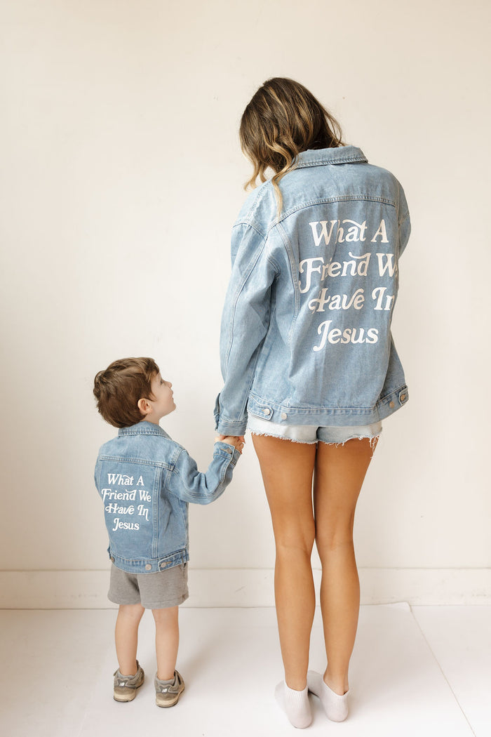 what a friend kids denim jacket