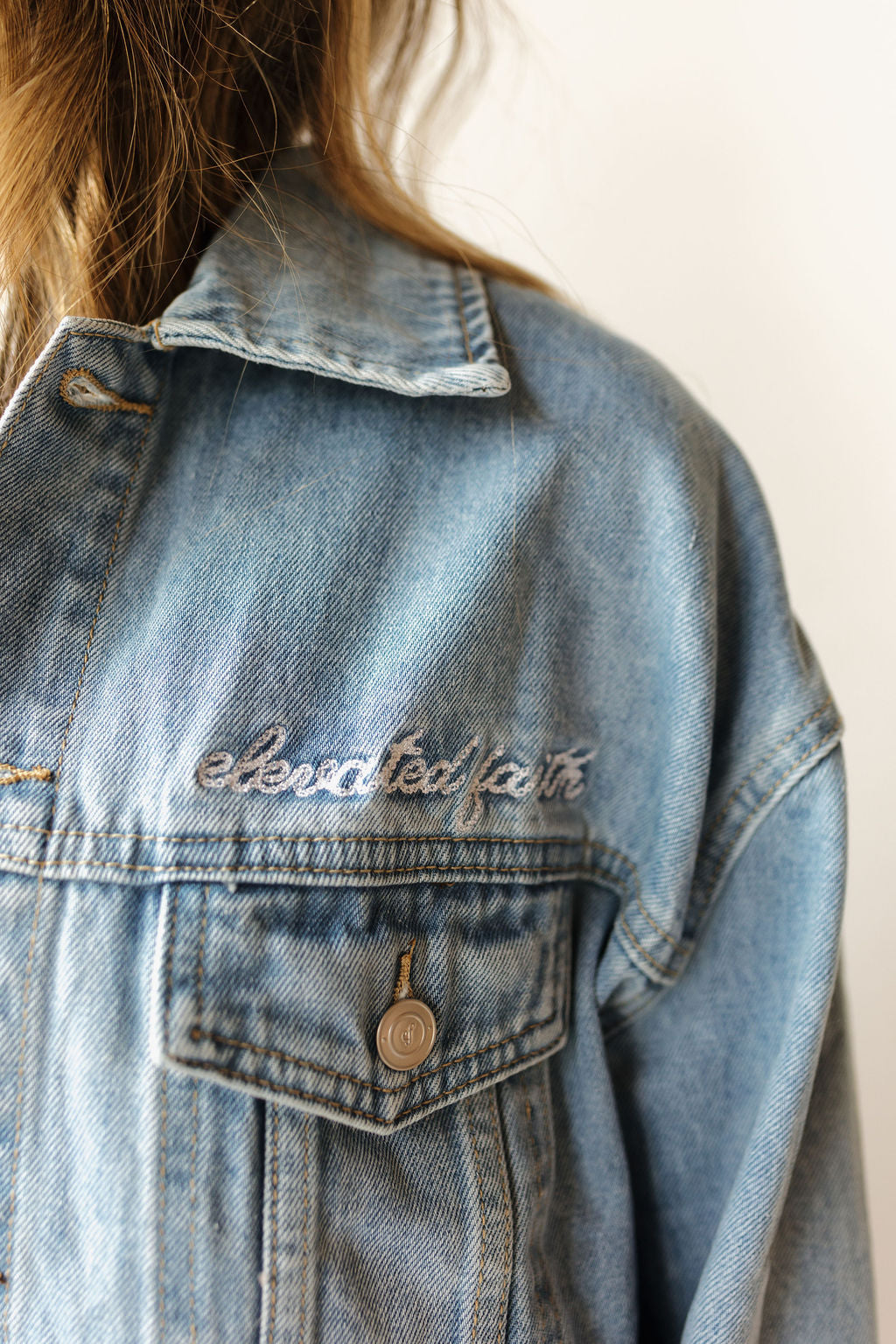 what a friend denim jacket