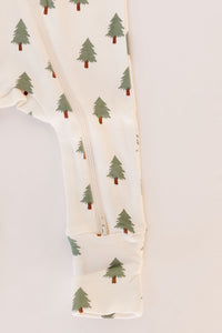 trees organic 2-way zipper romper