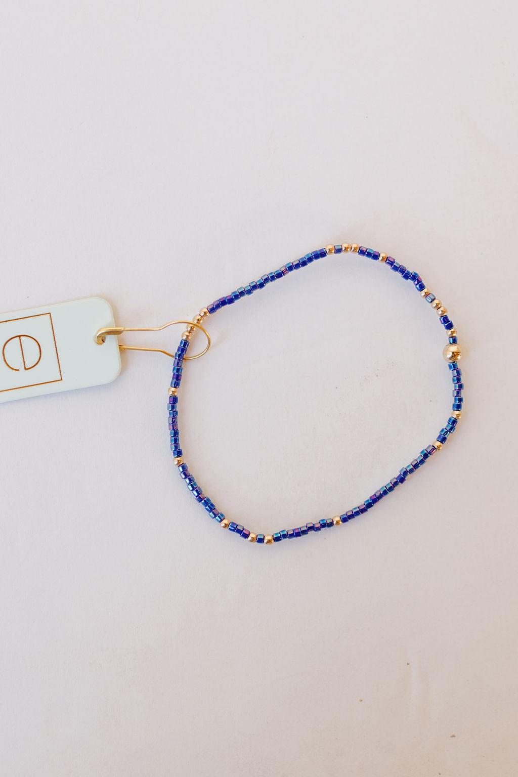 hope unwritten bracelet - blue metallic