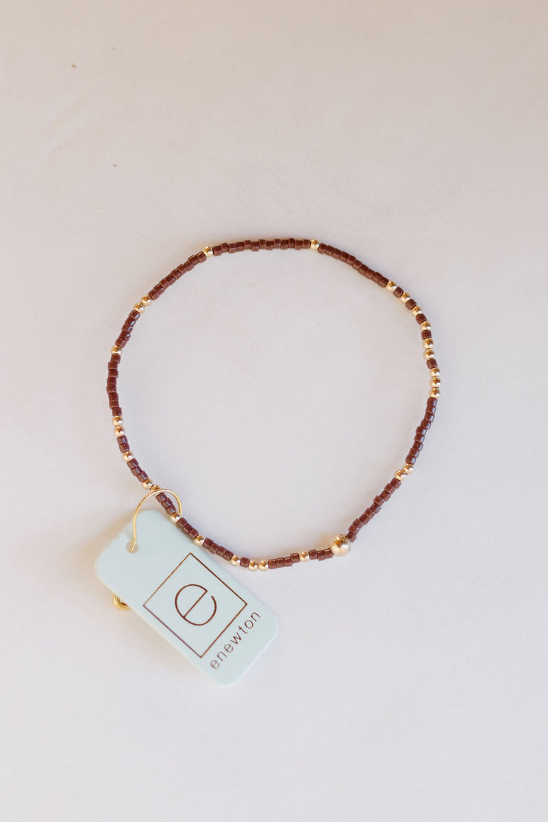 hope unwritten bracelet - chocolate