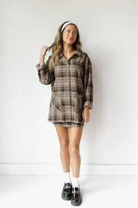 as if plaid mini skirt