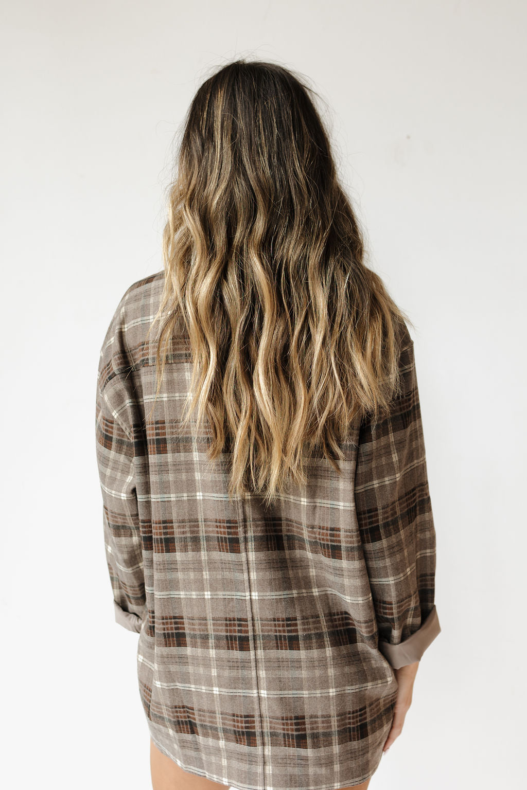 as if oversized plaid jacket