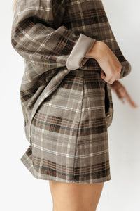 as if plaid mini skirt