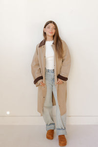 jack button down trench