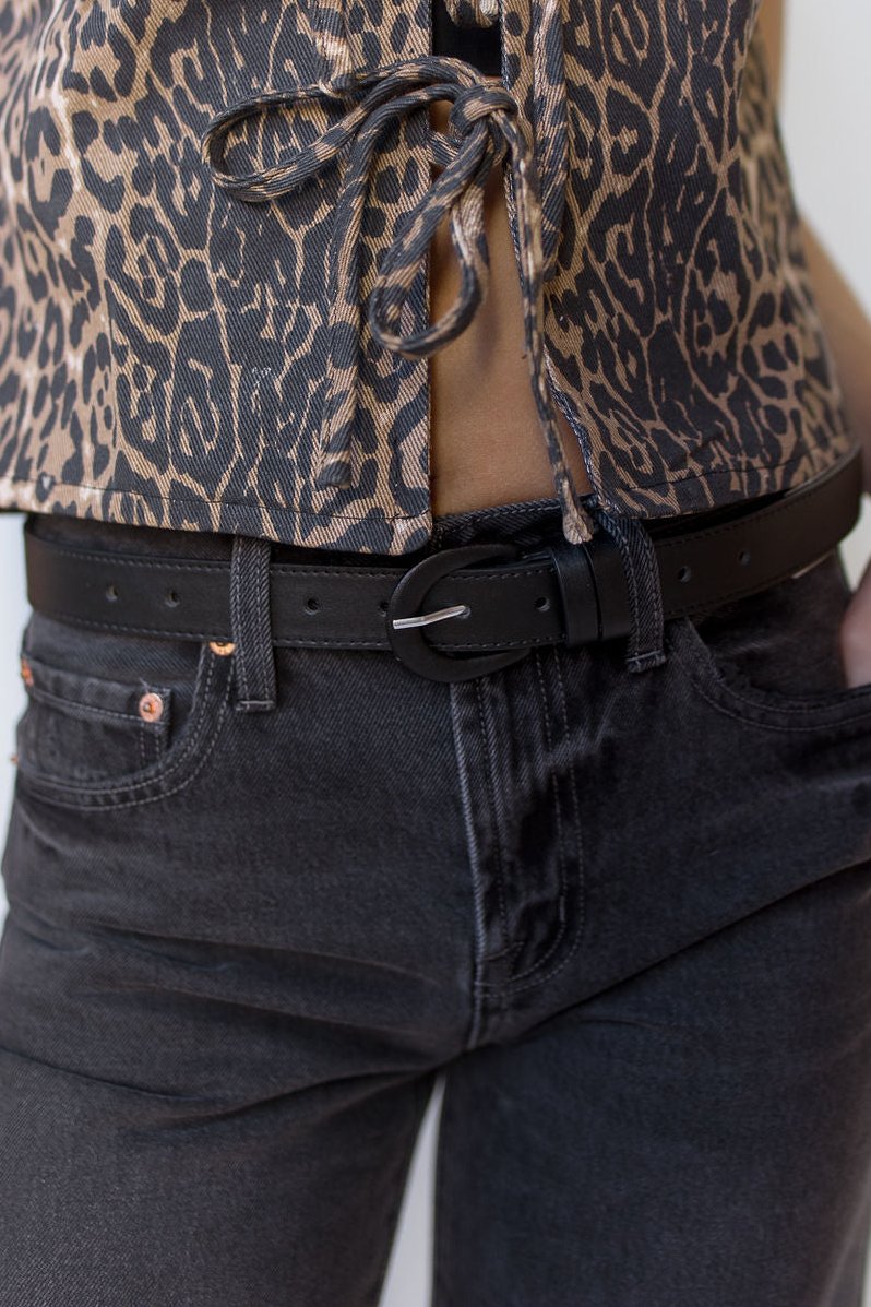 mode, stella classic leather belt