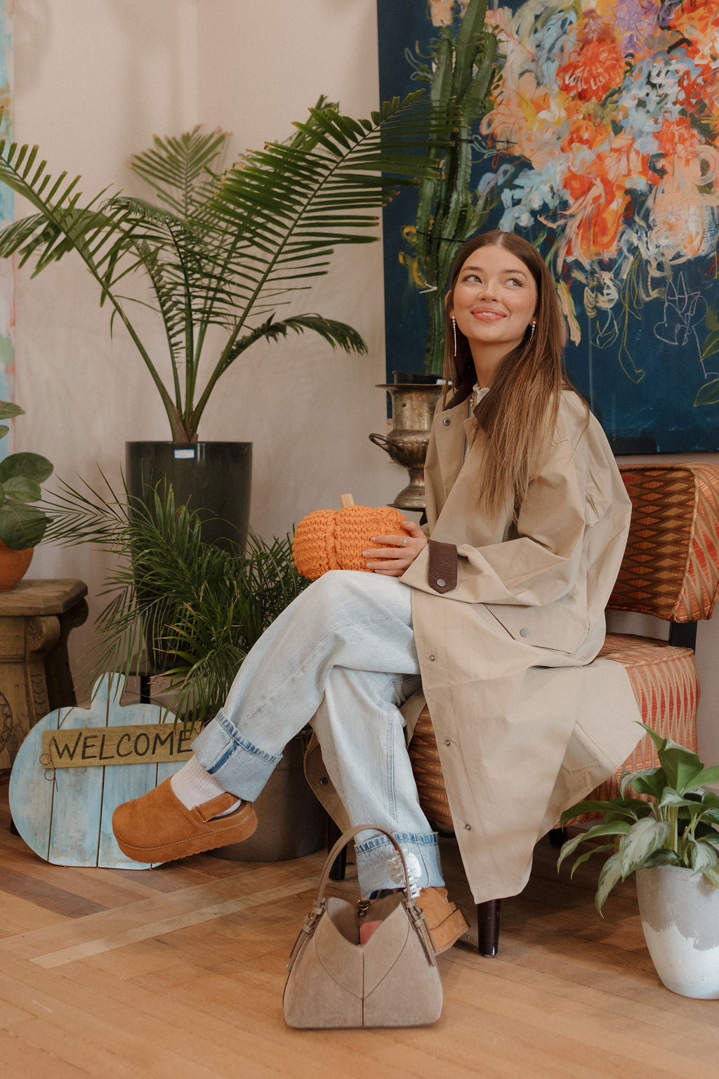 jack button down trench