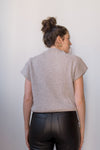 mode, kia cap sleeve sweater