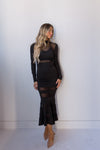 mode, brooke mermaid maxi dress