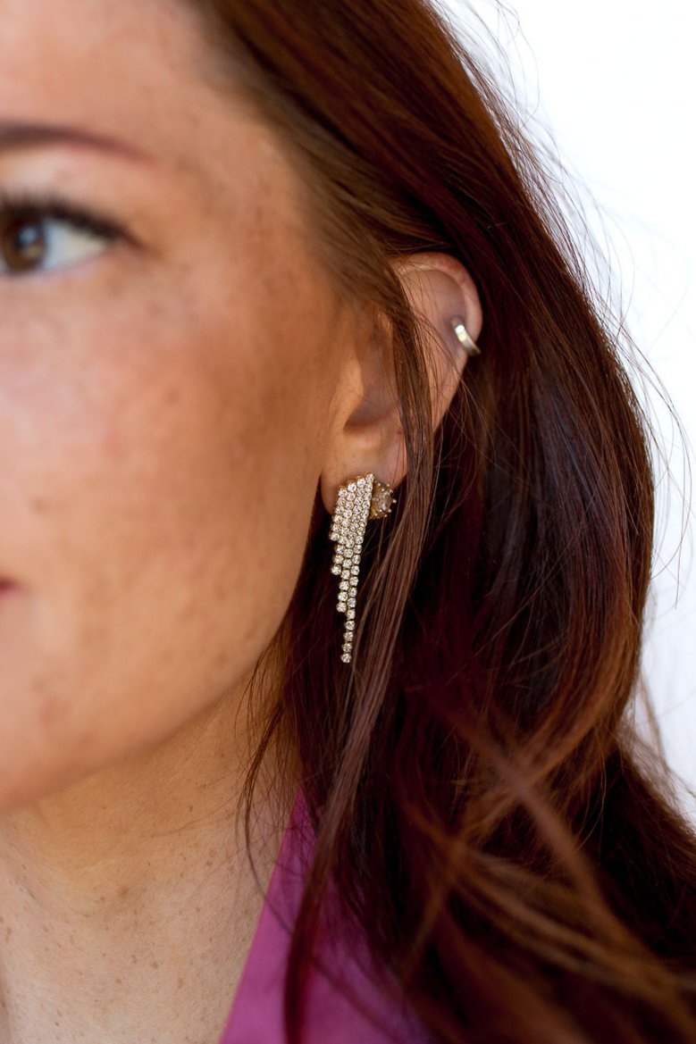 mode, nikki statement earrings