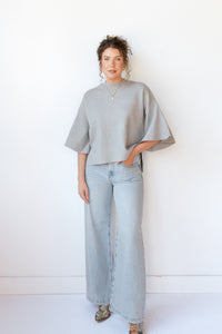 mode, harlow bell sleeve sweater