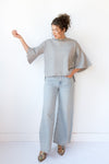 mode, harlow bell sleeve sweater