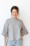 mode, harlow bell sleeve sweater