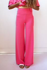 |PRE-ORDER| strawberry stripe you are loved pant set