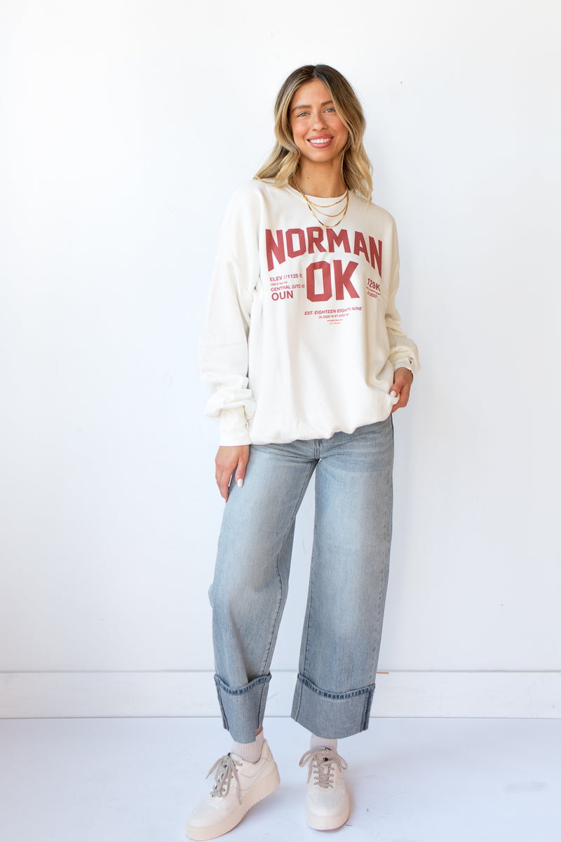 mode, signature norman sweatshirt