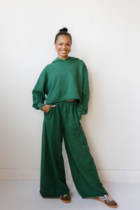 draper wide leg sweatpants