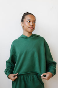 draper cropped hoodie