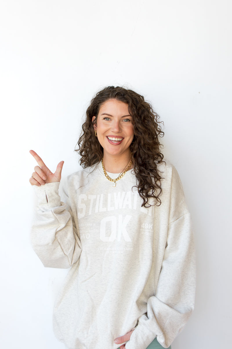 mode, signature stillwater sweatshirt