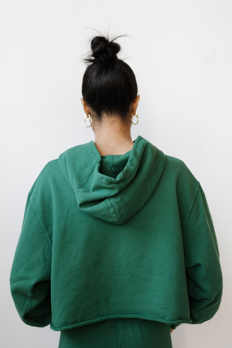 draper cropped hoodie