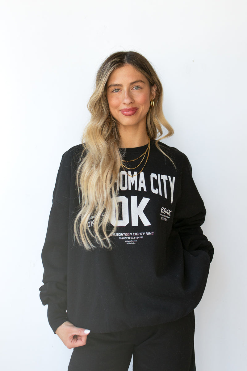 mode, signature okc sweatshirt