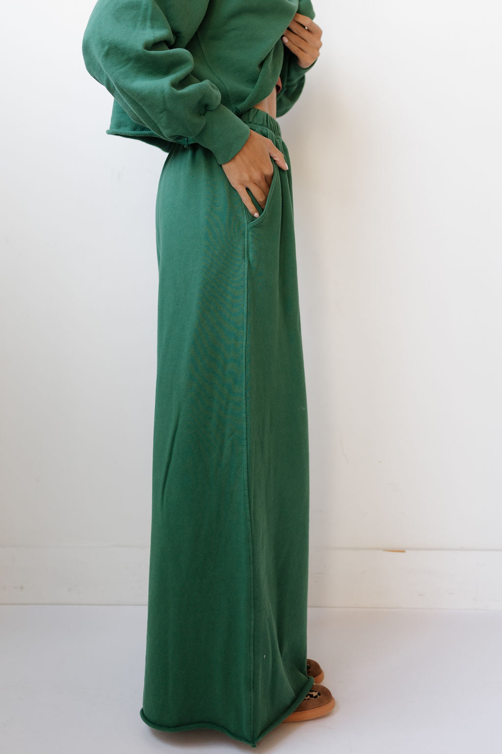 draper wide leg sweatpants