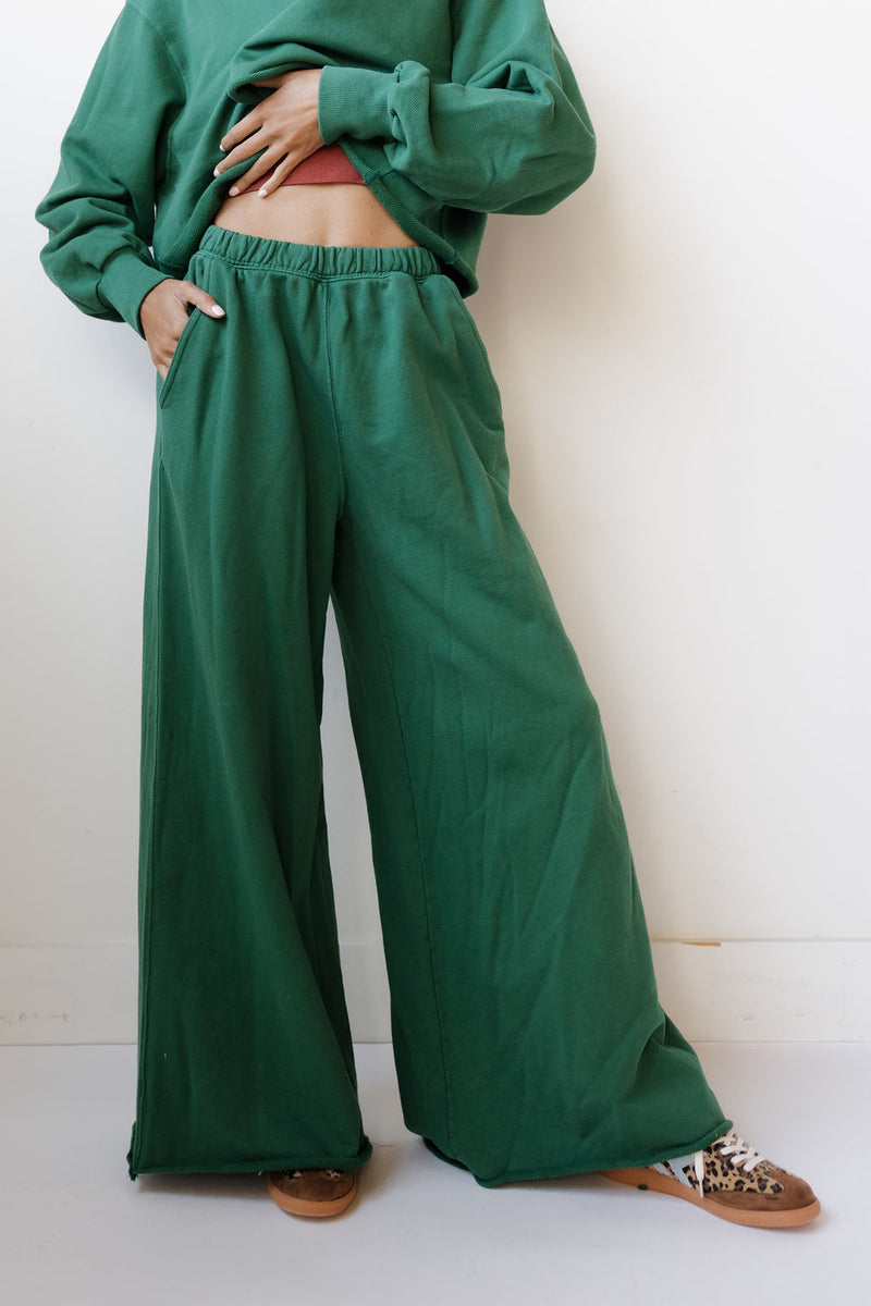 draper wide leg sweatpants