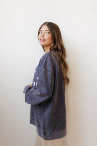 fun mom corded sweatshirt