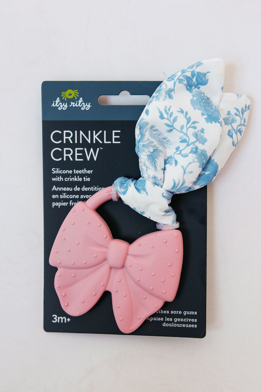 crinkle crew silicone teether
