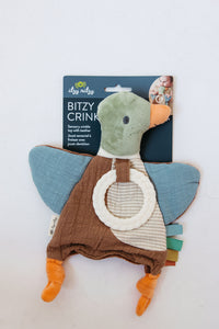 bitzy crinkle sensory toy