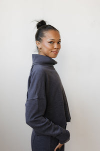 tacie cowl neck sweater